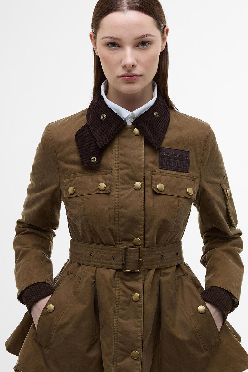 Barbour x ERDEM Constance Waxed Jacket