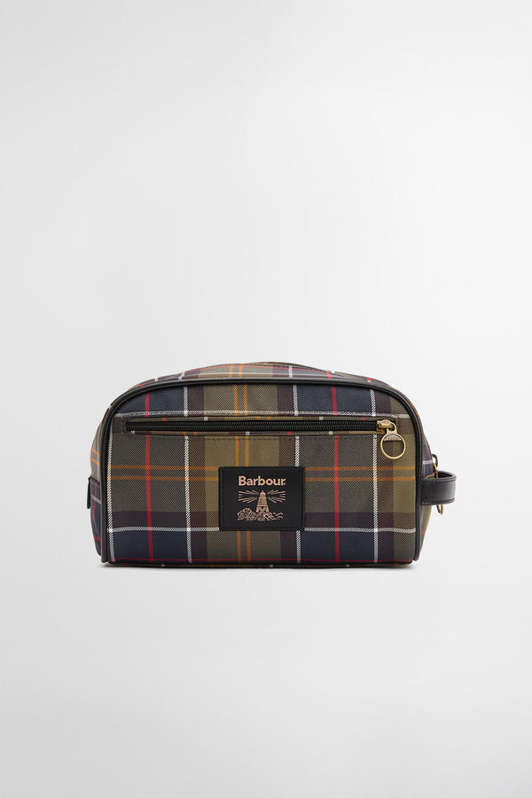 Astuccio da bagno in tartan