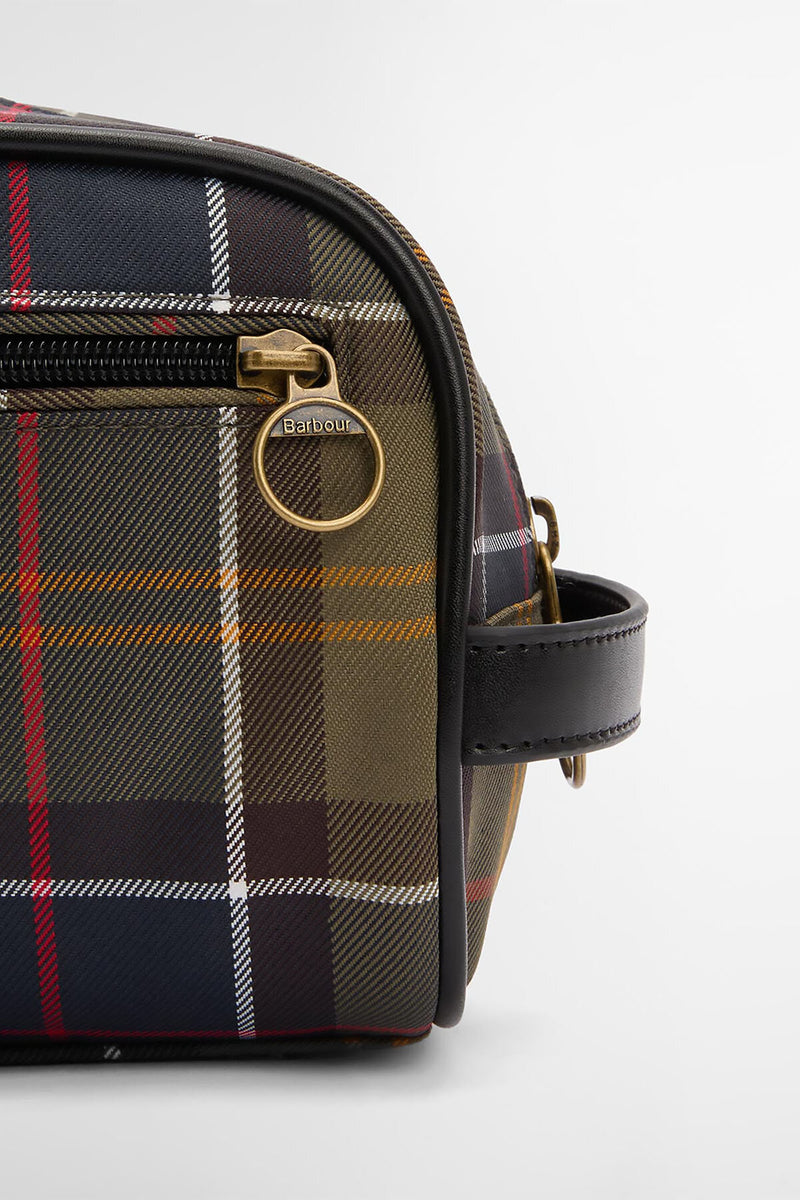 Astuccio da bagno in tartan