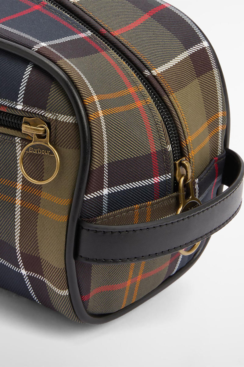 Astuccio da bagno in tartan