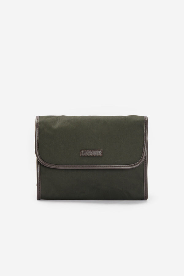 Barbour Wax Hanging Washbag