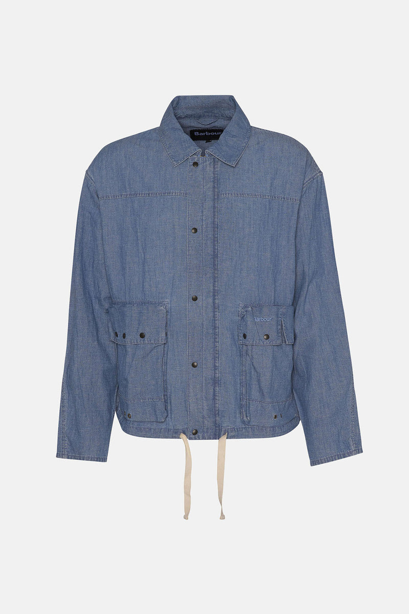 Giacca in denim leggera Durham Barbour