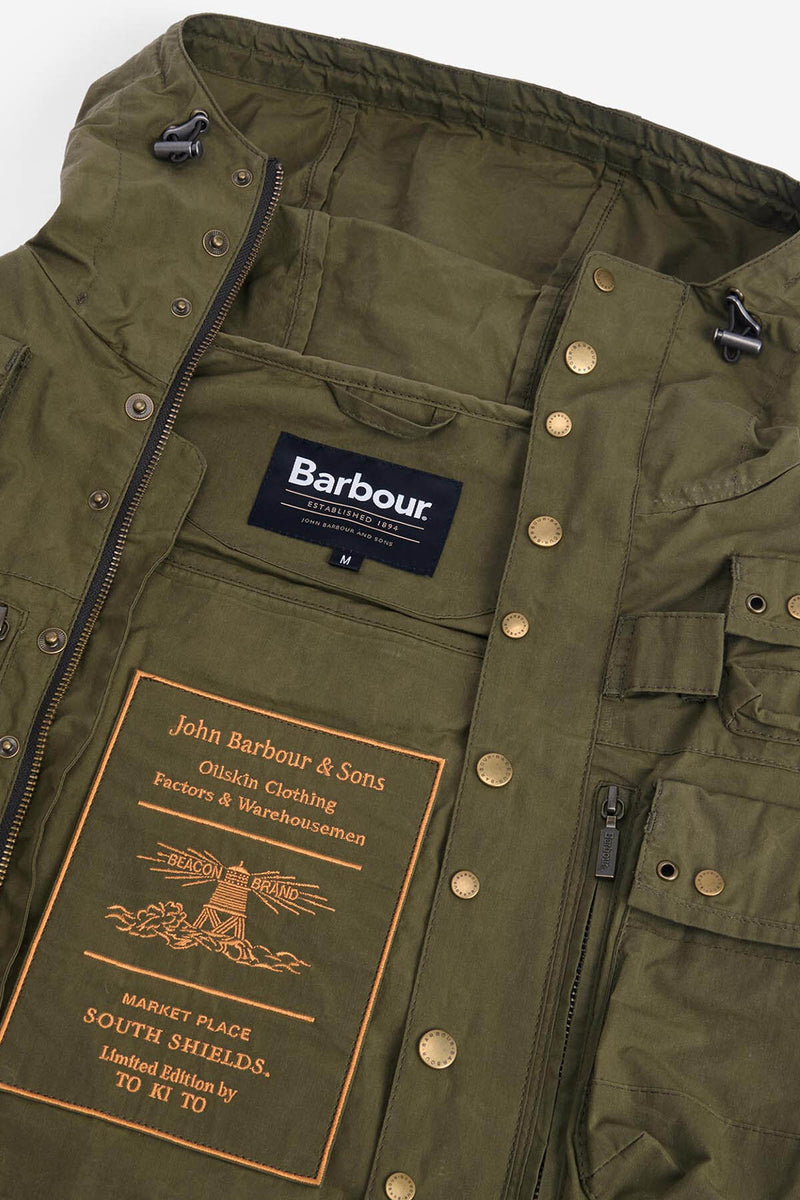 Giacca casual utility Field Barbour x TO KI TO