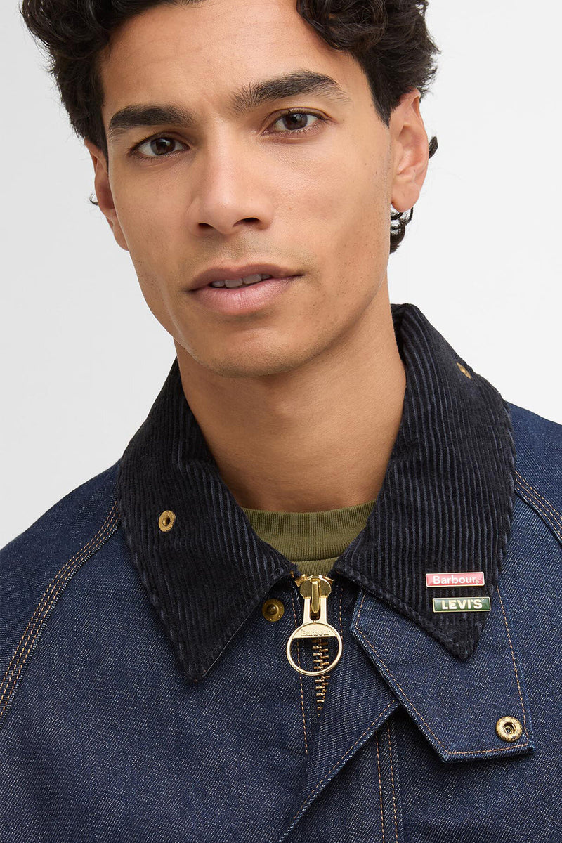 Giacca in denim Bedale oversize Barbour x Levi's