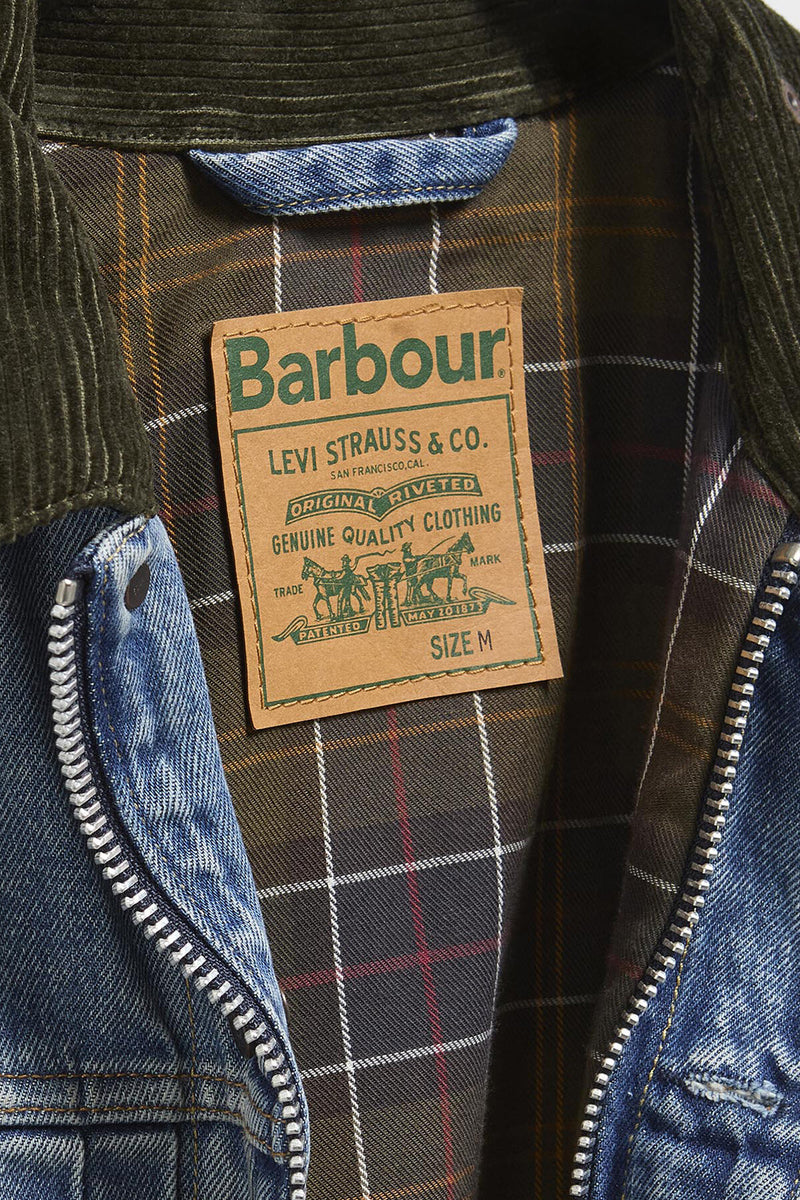 Giacca in denim Type II Barbour x Levi's