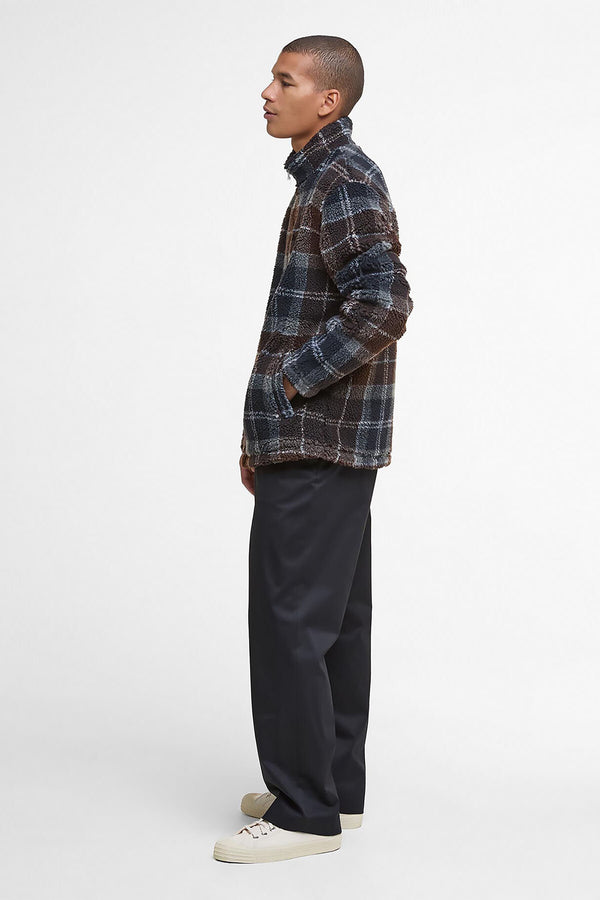 Pile con zip in tartan