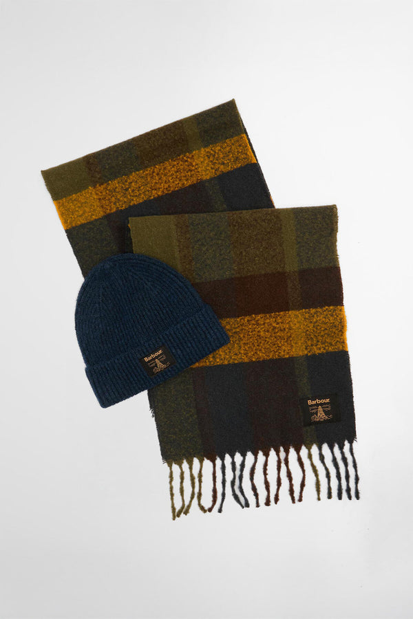 Set regalo con berretto e sciarpa Westerdale Barbour
