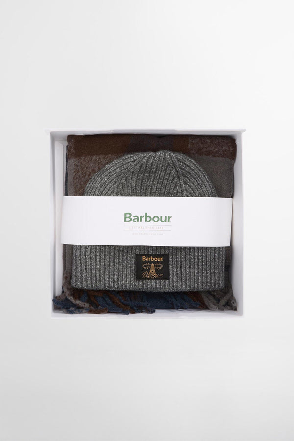 Set regalo con berretto e sciarpa Westerdale Barbour