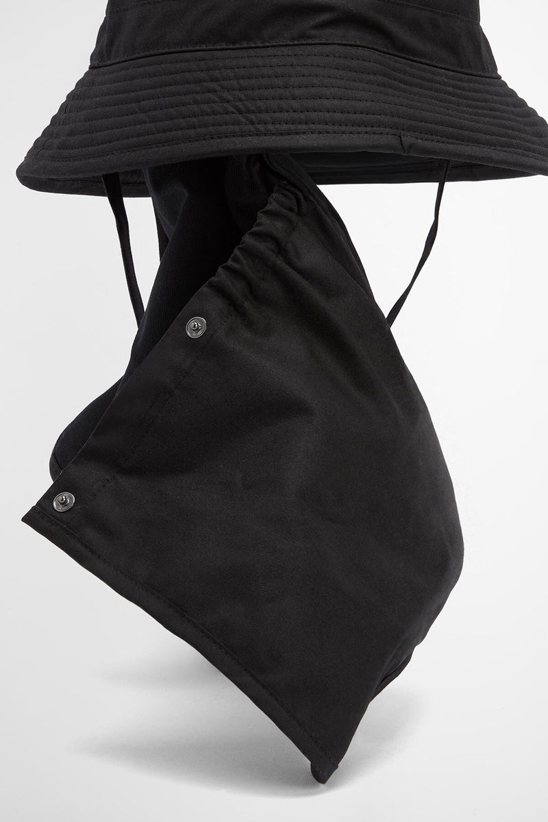 Cappello da pescatore con mantellina Barbour x Kaptain Sunshine