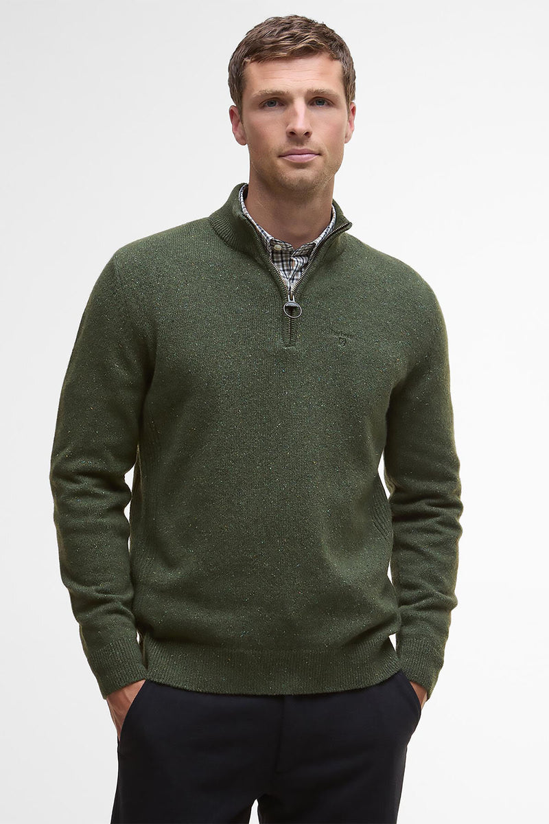 Maglione con zip corta Essential Tisbury