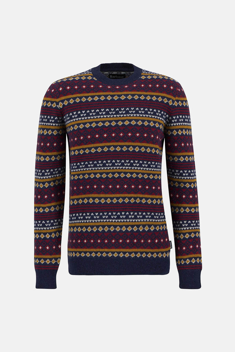Maglione girocollo Easdale Fair Isle Barbour