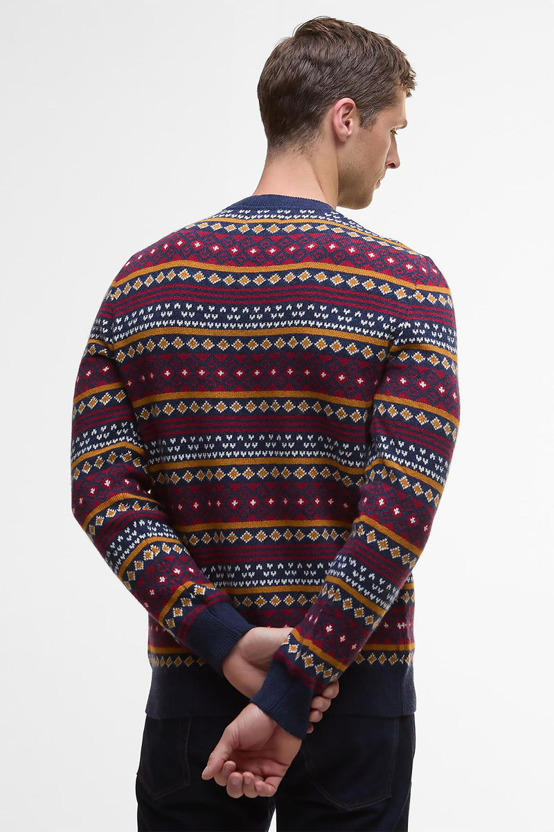 Maglione girocollo Easdale Fair Isle Barbour