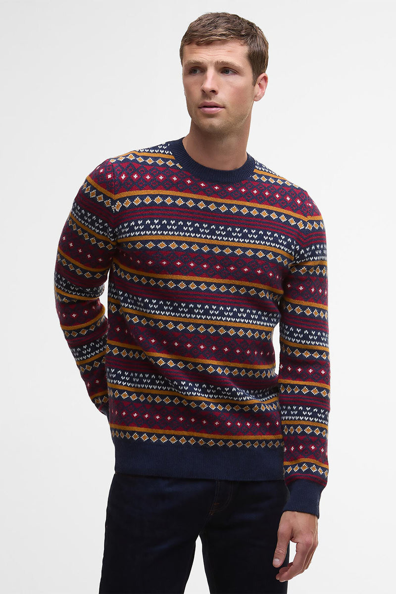 Maglione girocollo Easdale Fair Isle Barbour