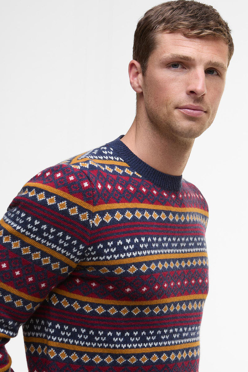 Maglione girocollo Easdale Fair Isle Barbour
