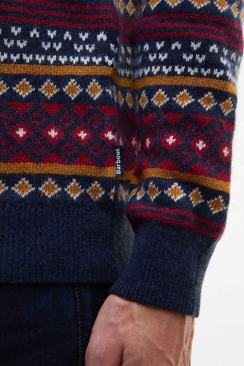 Maglione girocollo Easdale Fair Isle Barbour