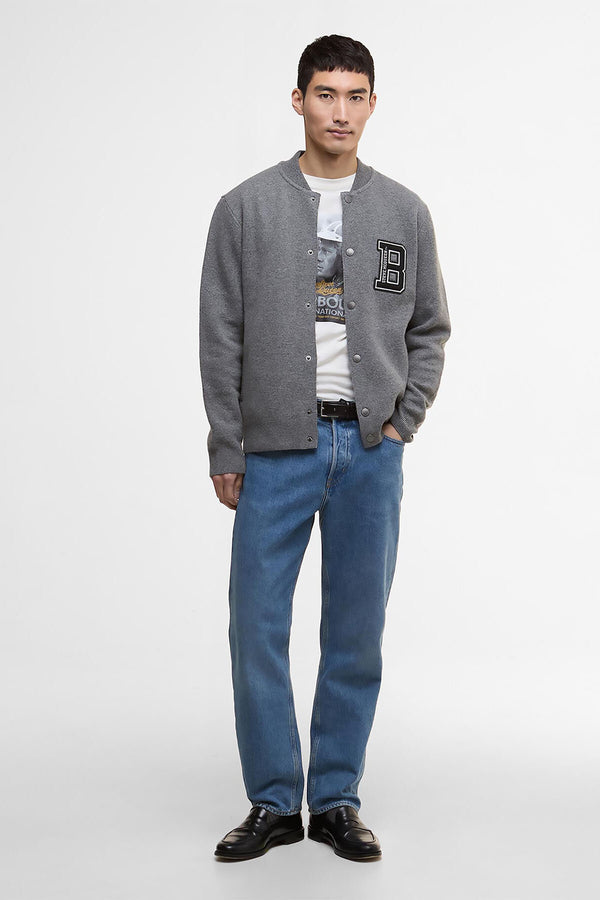 Bomber in maglia Letterman