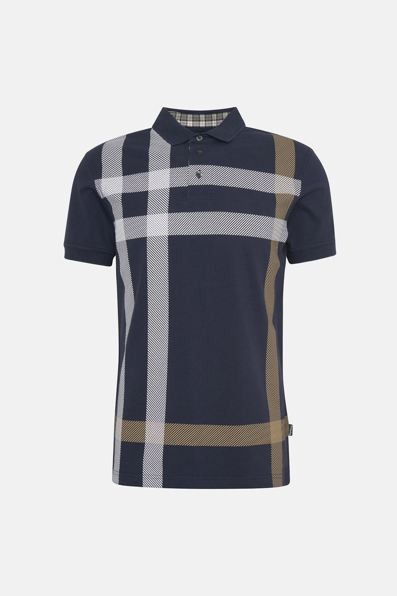 Polo Blaine in tartan oversize