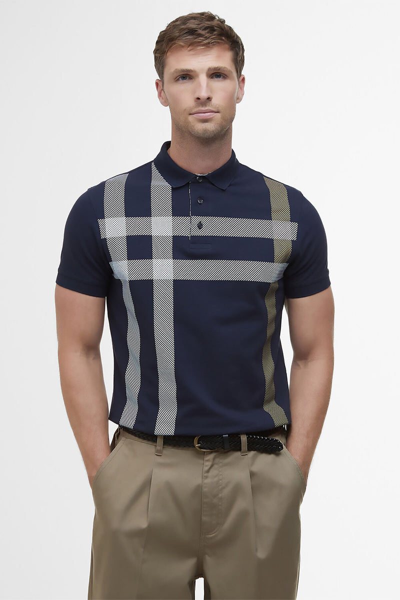 Polo Blaine in tartan oversize