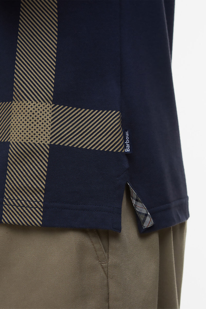 Polo Blaine in tartan oversize