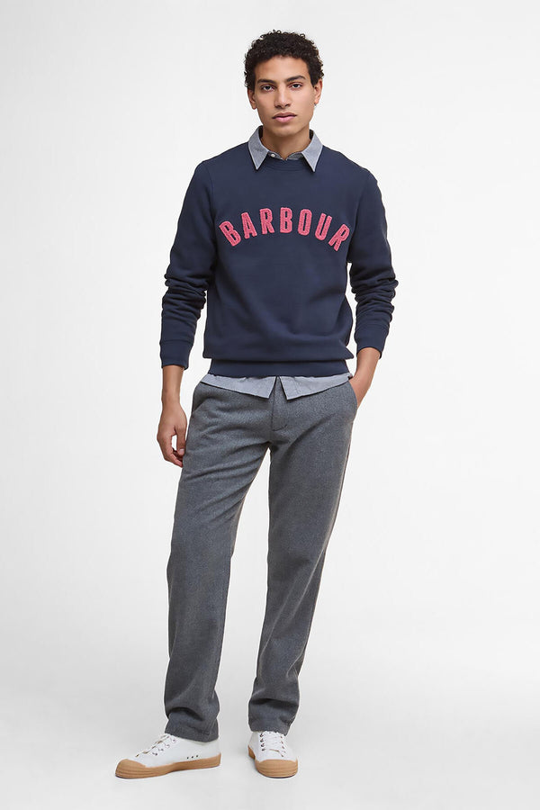 Felpa girocollo Essential in stile preppy con logo