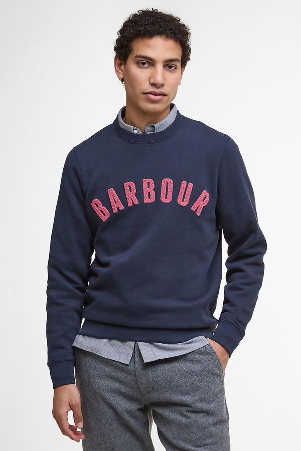 Felpa girocollo Essential in stile preppy con logo