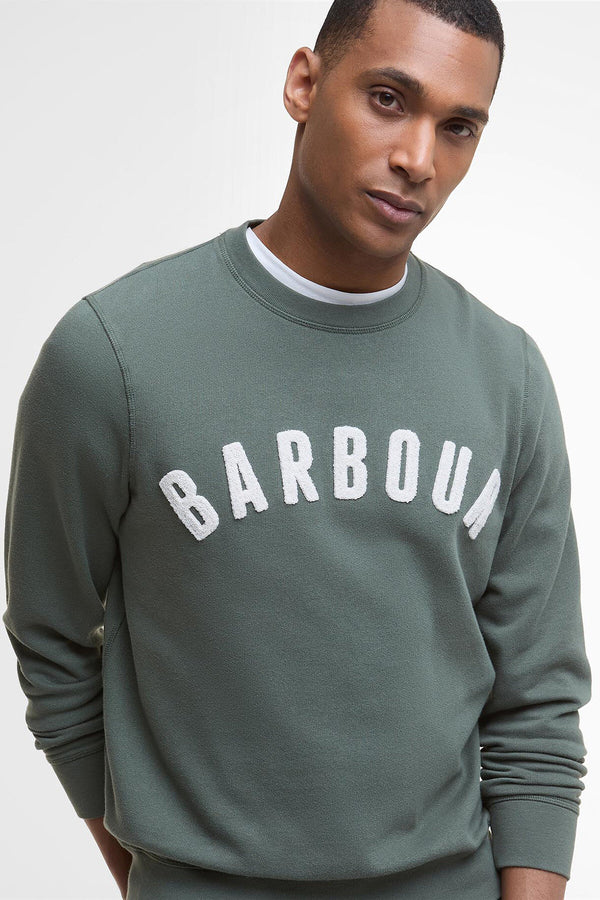 Felpa girocollo Essential in stile preppy con logo