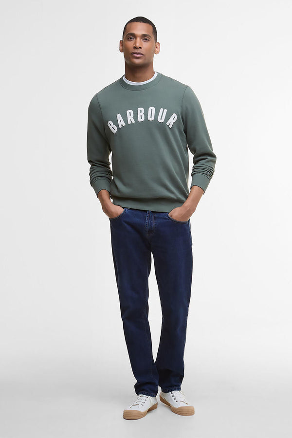 Felpa girocollo Essential in stile preppy con logo