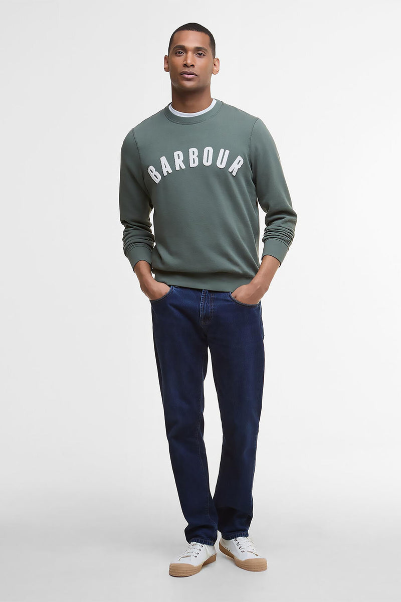 Felpa girocollo Essential in stile preppy con logo