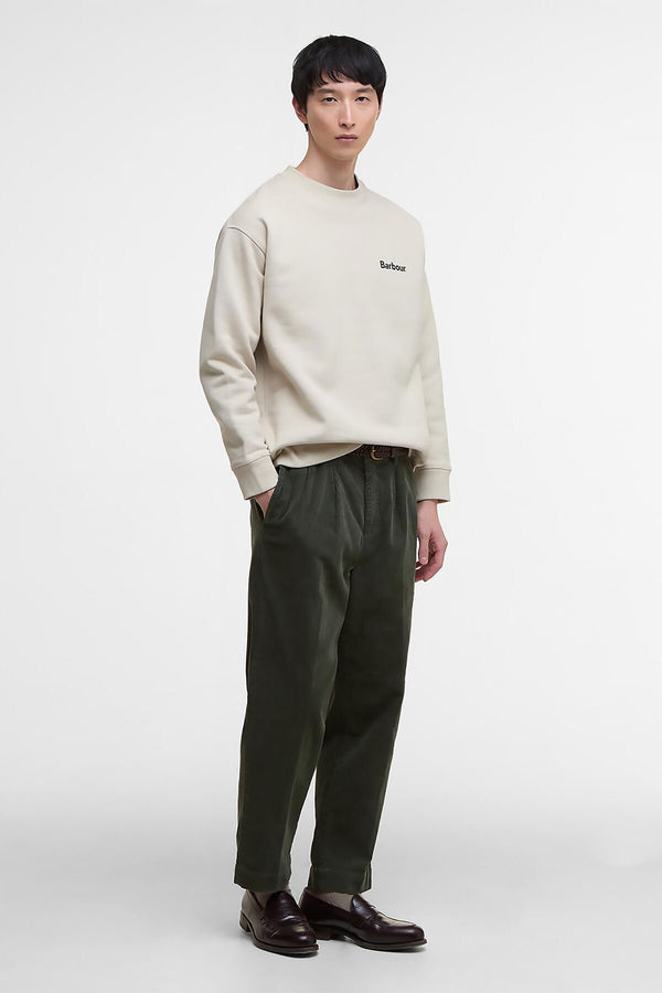 Felpa girocollo oversize Nicholas in cotone spazzolato