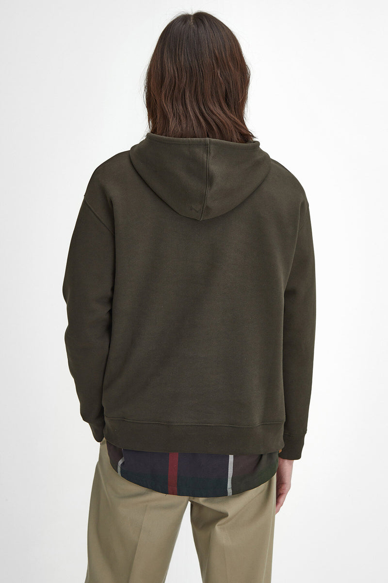 Felpa con cappuccio oversize Nicholas in cotone spazzolato