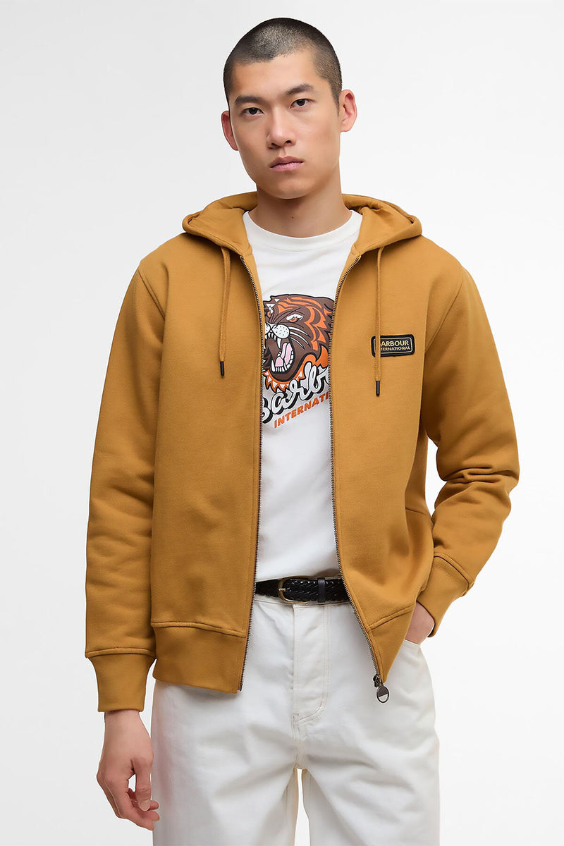 Felpa con cappuccio e chiusura a zip Donnington