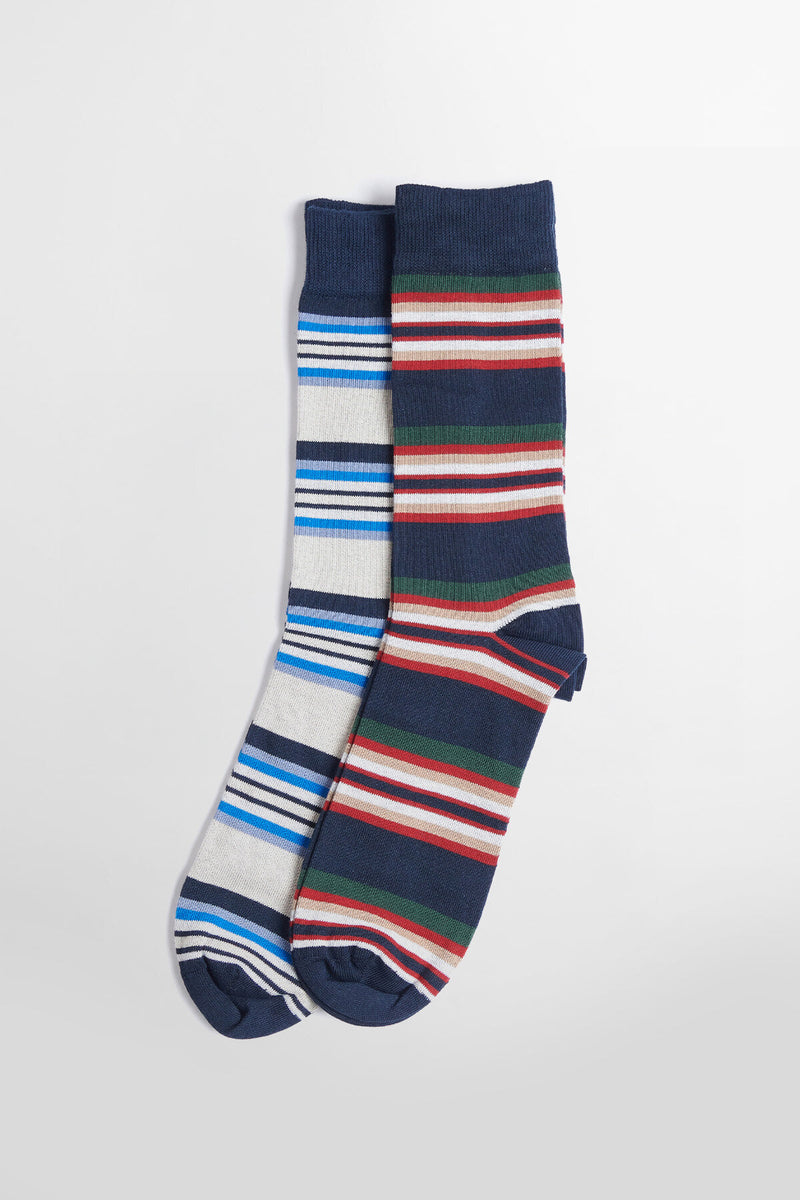 Summer Stripe 2 Pack Socks