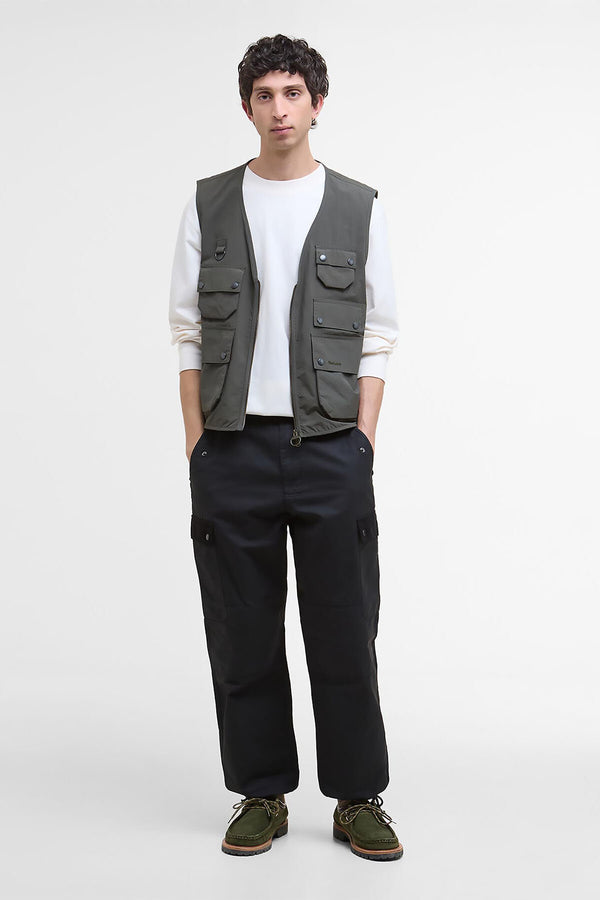 Pantaloni oversize in twill Silverbay