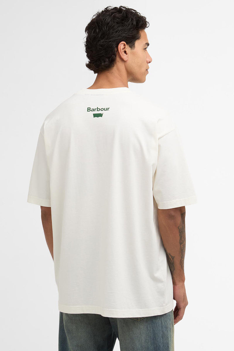 T-shirt con stampa Barbour x Levi's