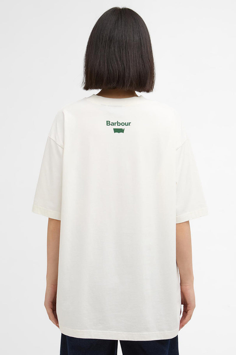 T-shirt con stampa Barbour x Levi's