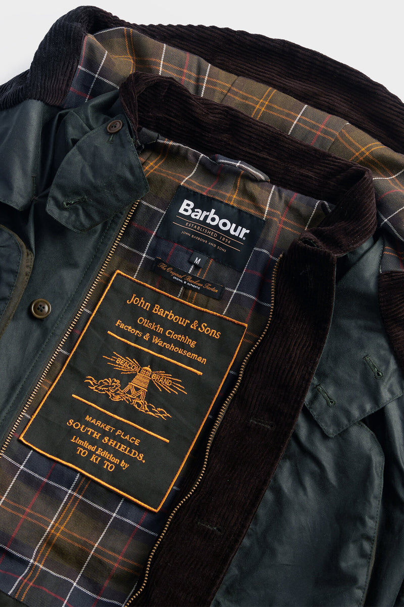 Giacca cerata Outland Barbour x TO KI TO