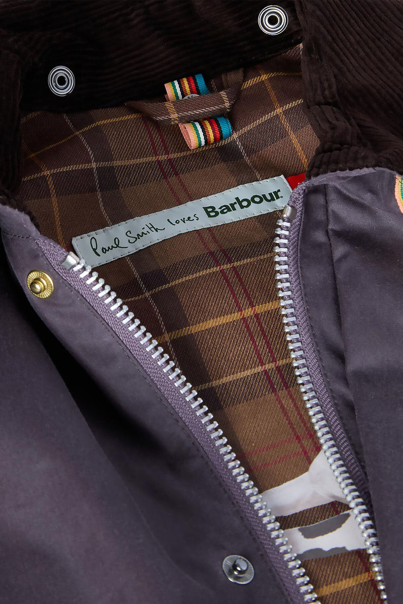 Giacca cerata Bedale oversize Paul Smith loves Barbour
