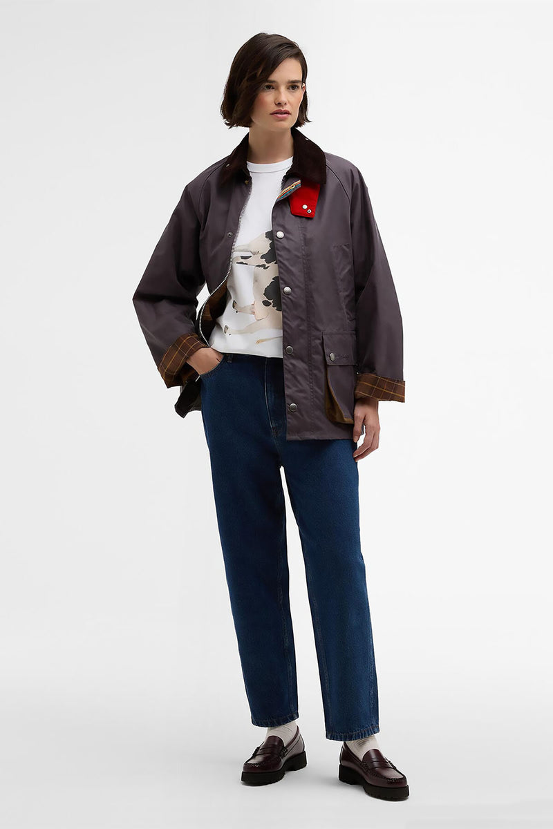 Giacca cerata Bedale oversize Paul Smith loves Barbour
