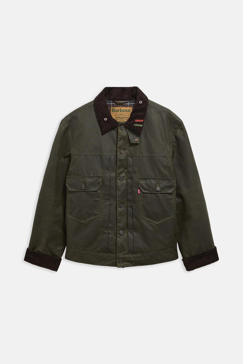 Giacca cerata Type II Barbour x Levi’s