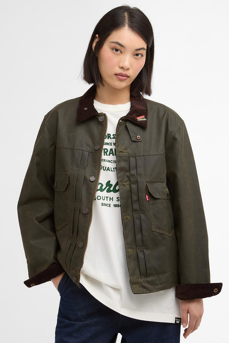 Giacca cerata Type II Barbour x Levi’s