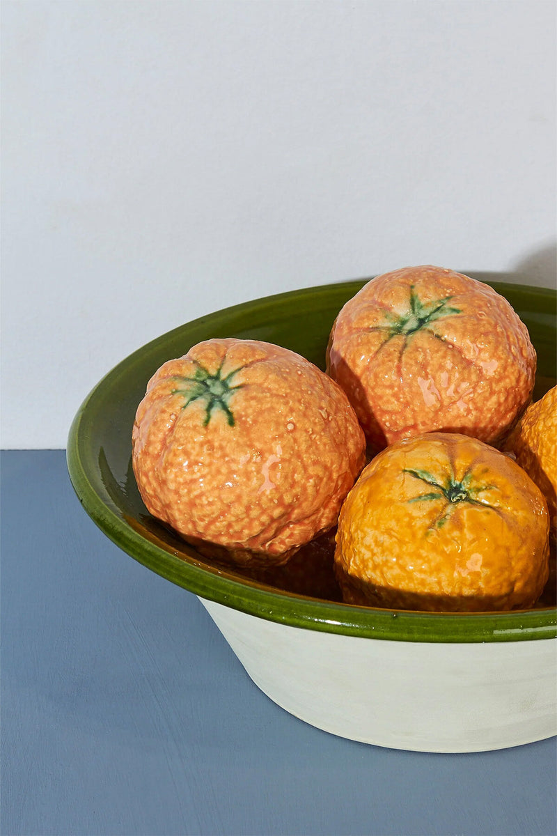 Glazed Ceramic Orange