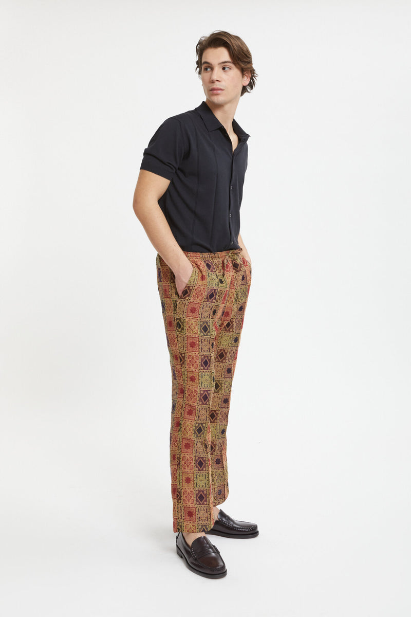 Pantaloni con coulisse Boot-Cut