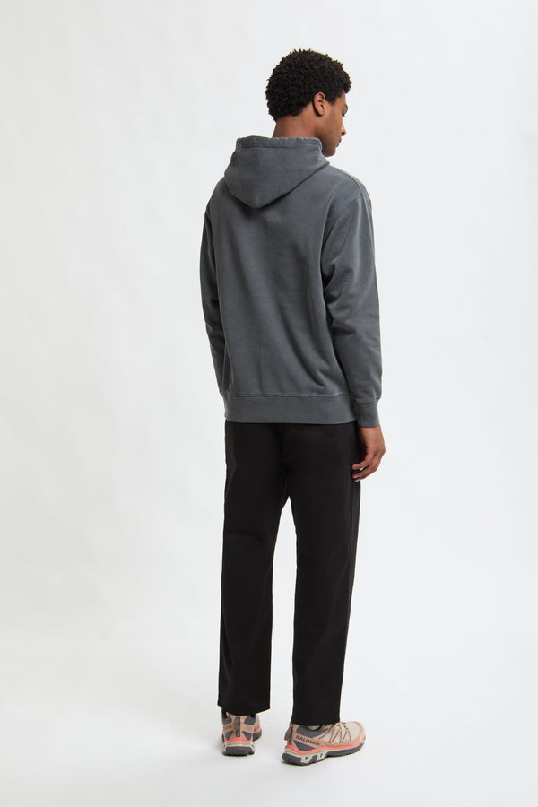 Pantaloni in twill a vestibilità affusolata con piega interna