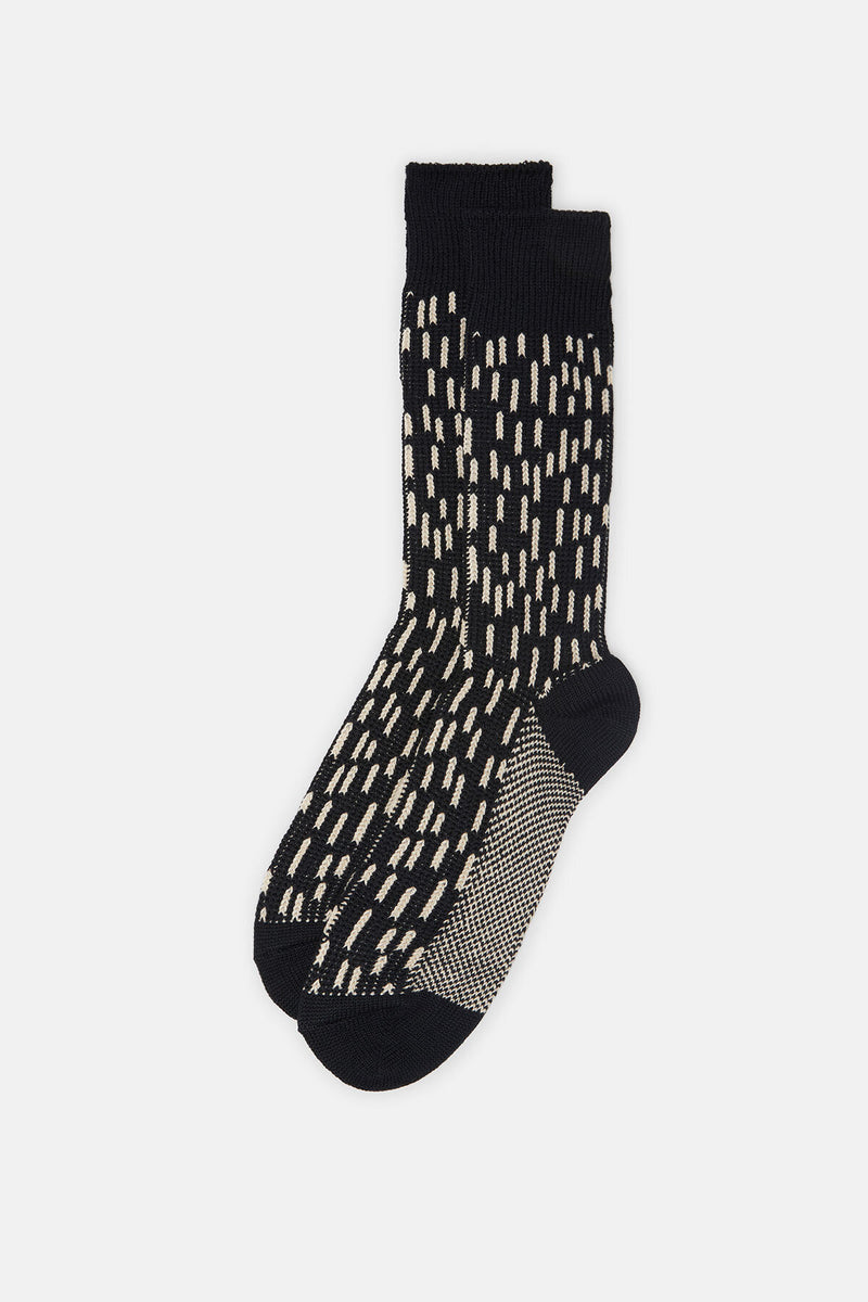 Rain drop crew socks
