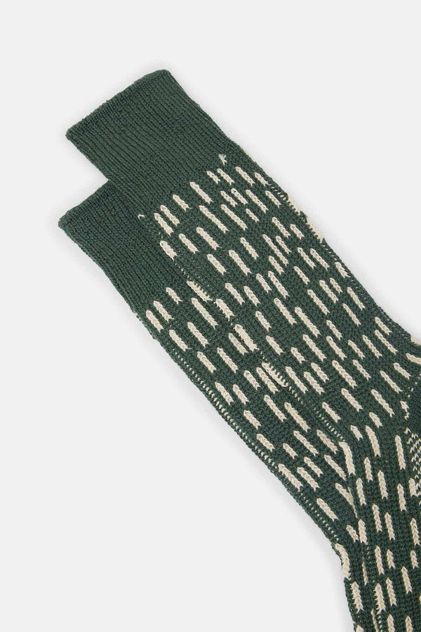 Rain drop crew socks