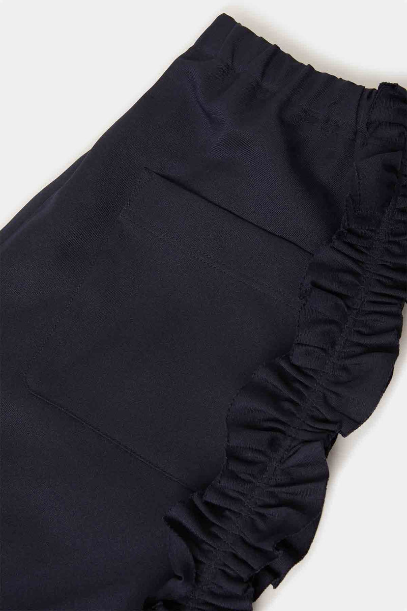 Pantaloni con frappe laterali