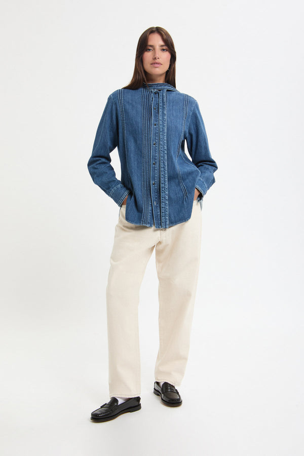 Ribbon Tie Blouse