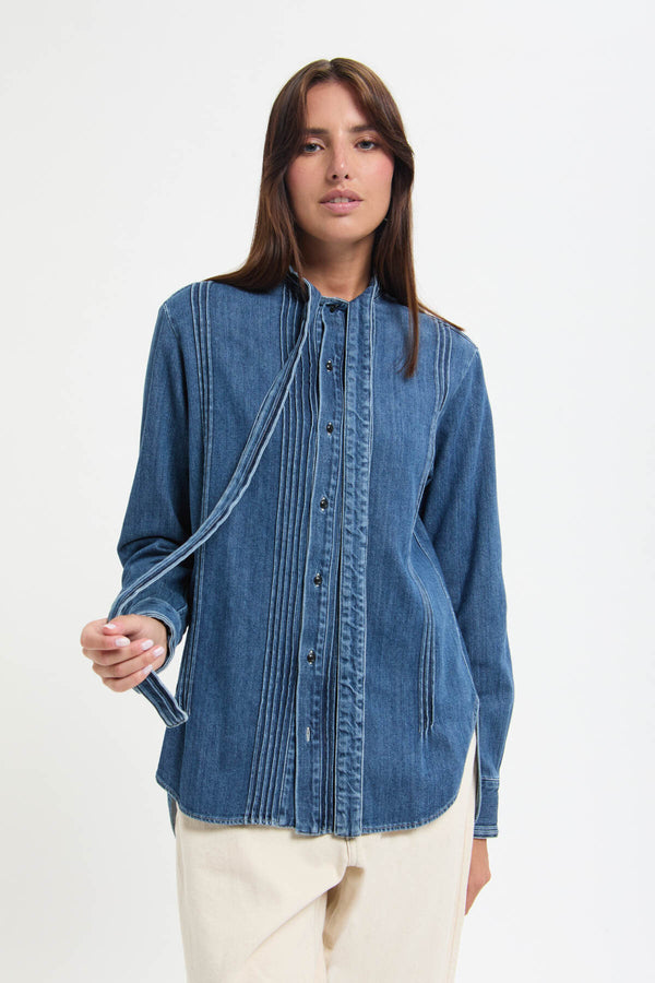 Ribbon Tie Blouse