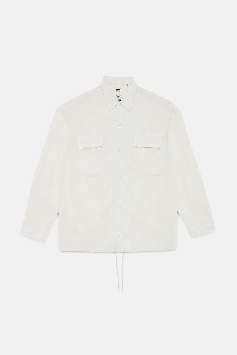 Open Collar Cupra Hemp Shirt