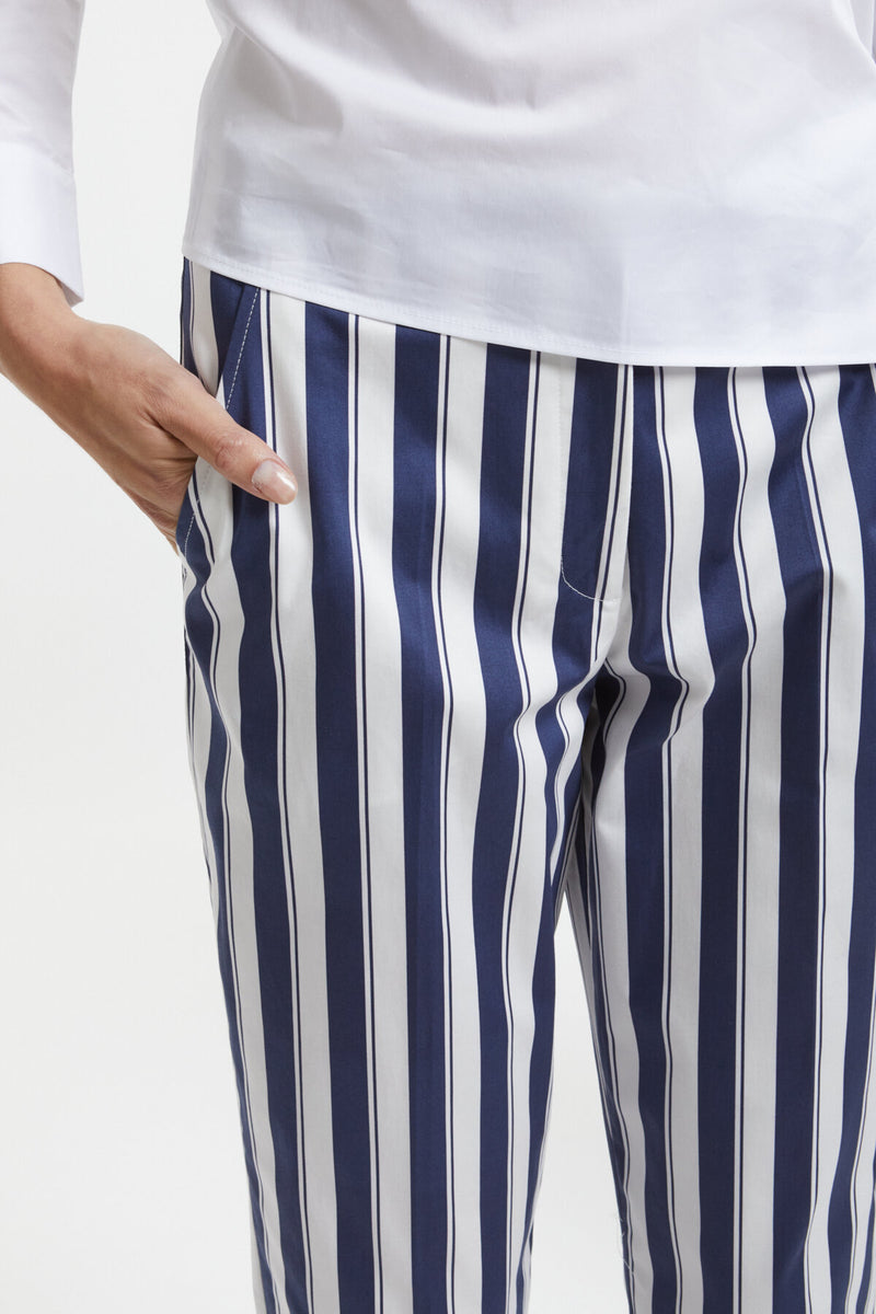 Pantaloni A Righe Sarah Riviera